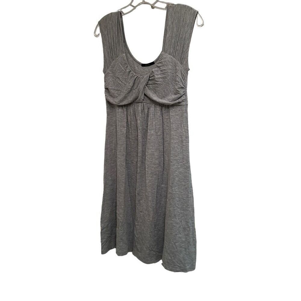 Soprano Grey Summer Knit Dress- Size M